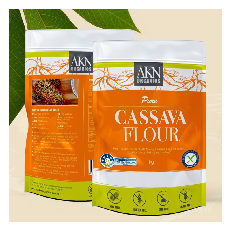 Cassava Flour 2kg by AKN ORGANICS