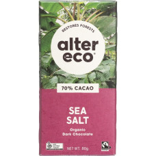 Dark Sea Salt Chocolate 80g by ALTER ECO