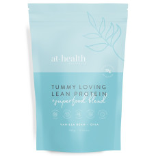 Tummy Loving Lean Protein Vanilla Bean + Chia 450g by AT HEALTH