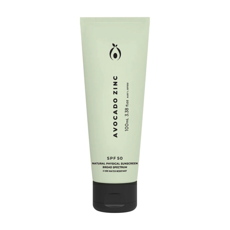 SPF50 Natural Physical Sunscreen 100ml by AVOCADO ZINC SPF50 Natural Physical Sunscreen 100ml by AVOCADO ZINC