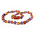 Baby Necklace - Amethyst & Honey Amber by BALTIC BABIES