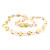 Baby Necklace - Rose Quartz & Lemon Amber by BALTIC BABIES