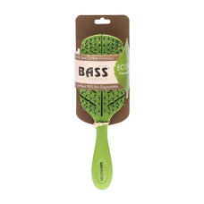 Eco-Flex Detangler Hair Brush Green by BASS BRUSHES