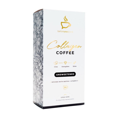 Collagen Coffee Unsweetened Sachets (7 x 6.5g) by BEFORE YOU SPEAK