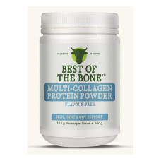 Grass Fed Multi-Collagen Protein Powder 500g by BEST OF THE BONE