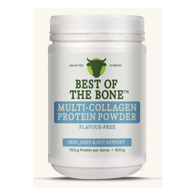 Grass Fed Multi-Collagen Protein Powder 500g by BEST OF THE BONE