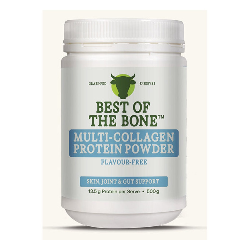 Grass Fed Multi-Collagen Protein Powder 500g by BEST OF THE BONE Grass Fed Multi-Collagen Protein Powder 500g by BEST OF THE BONE