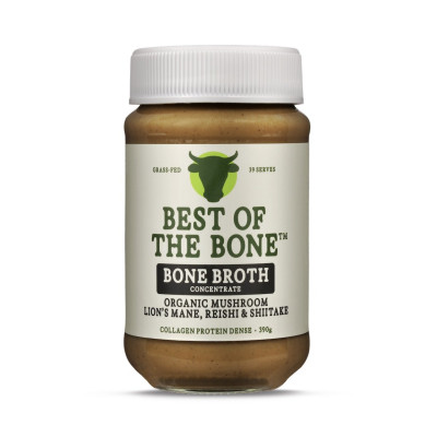 Organic Mushroom Beef Bone Broth Concentrate 390g by BEST OF THE BONE