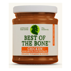 Organic Chicken Bone Broth Concentrate Turmeric & Ginger 180g by BEST OF THE BONE