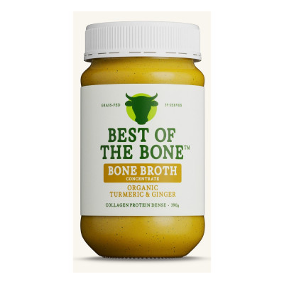Organic Turmeric, Ginger, Black Pepper Beef Bone Broth Concentrate 390g by BEST OF THE BONE