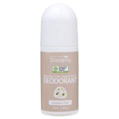 Fragrance Free Roll-On Deodorant 70ml by BIOLOGIKA