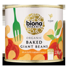 Organic Baked Giant Beans in Tomato Sauce 230g by BIONA