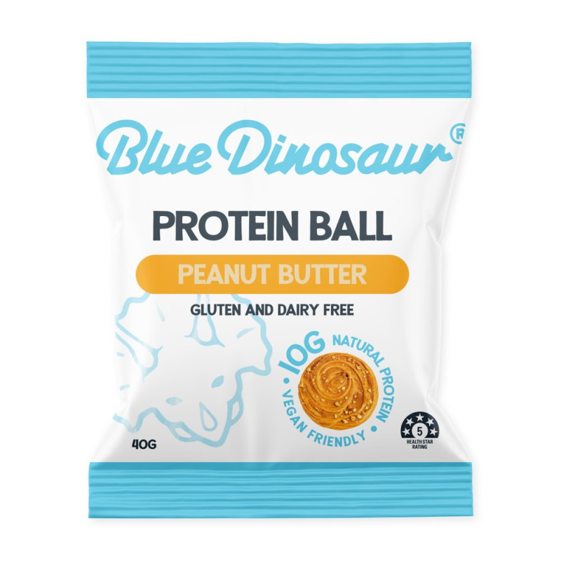 Protein Ball Peanut Butter 40g by BLUE DINOSAUR Protein Ball Peanut Butter 40g by BLUE DINOSAUR