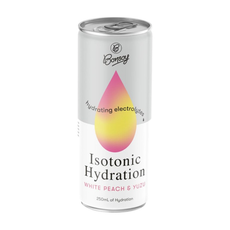 Isotonic Hydration Electrolytes - White Peach & Yuzu 250ml by BONSOY Isotonic Hydration Electrolytes - White Peach & Yuzu 250ml by BONSOY
