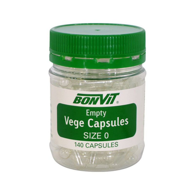 Empty Vege Capsule Size 0 (140) by BONVIT Empty Vege Capsule Size 0 (140) by BONVIT