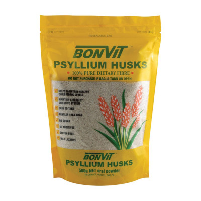 Psyllium Husks 500g by BONVIT
