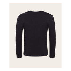 Men's Long Sleeve Crew T-Shirt - Black / L by BOODY