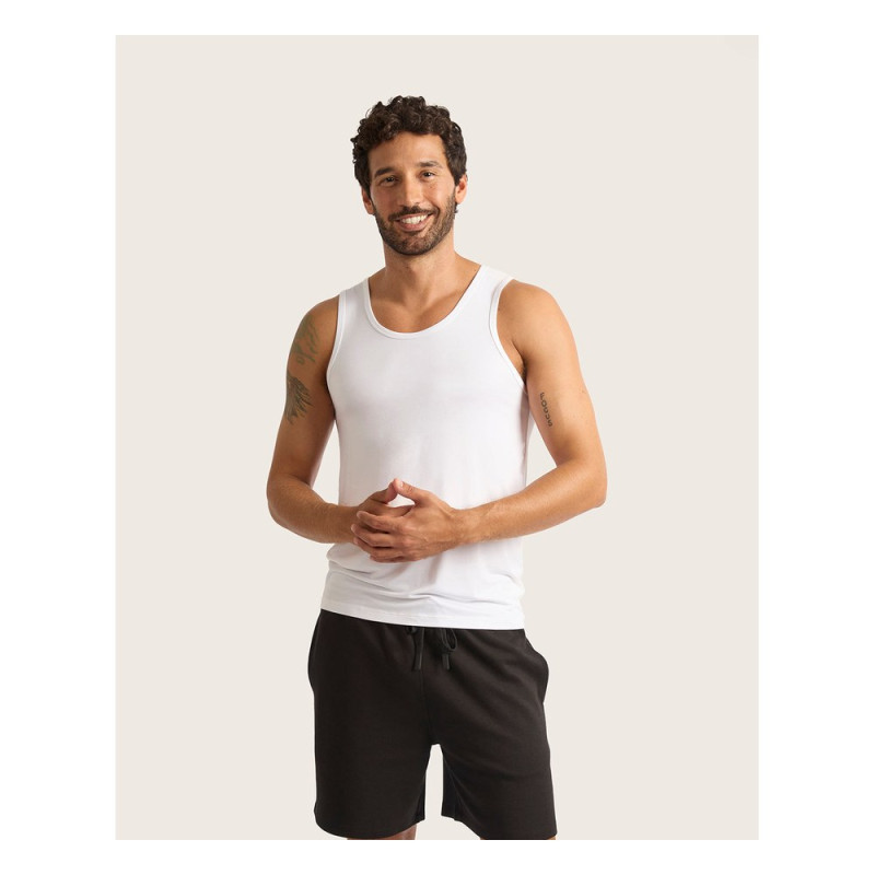Men's Tank Top - White / M by BOODY Men's Tank Top - White / M by BOODY