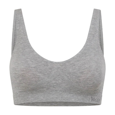 Shaper Crop Bra - Light Grey /M by BOODY