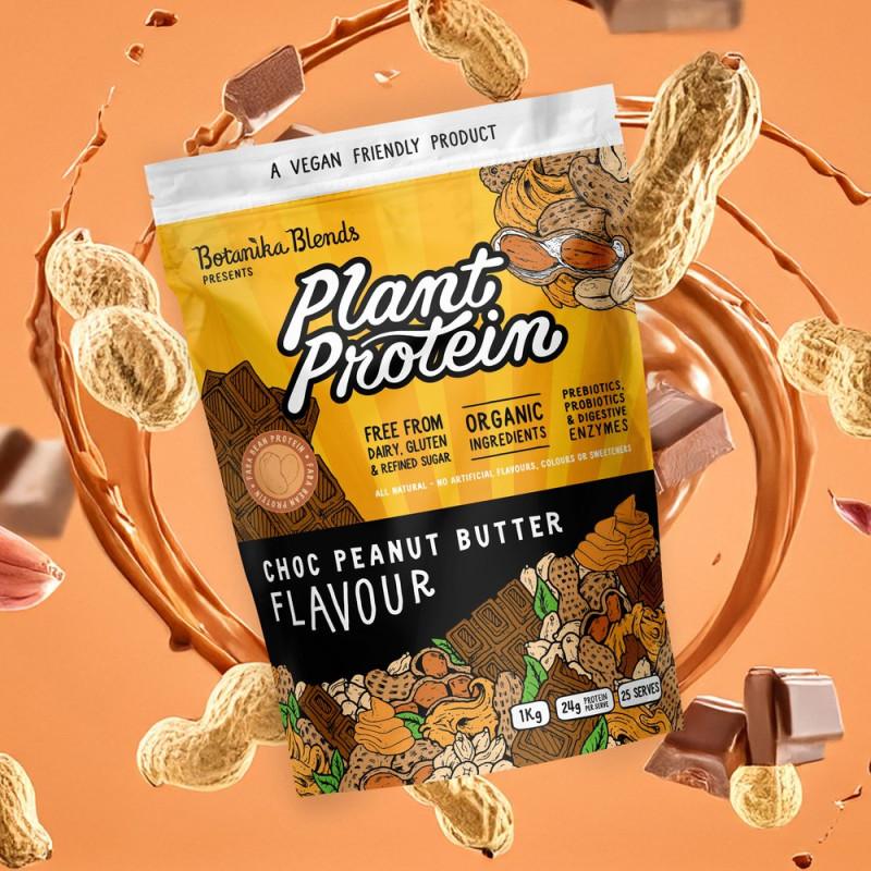Plant Protein - Choc Peanut Butter 400g by BOTANIKA BLENDS Plant Protein - Choc Peanut Butter 400g by BOTANIKA BLENDS