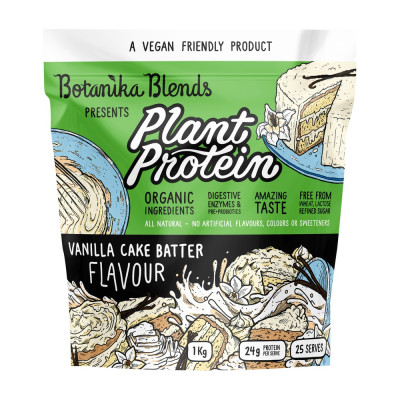 Plant Protein - Vanilla Cake Batter 1kg by BOTANIKA BLENDS