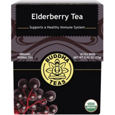Elderberry Tea Bags (18) by BUDDHA TEAS