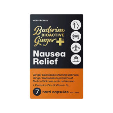 Ginger+ Nausea Relief Capsules (7) by BUDERIM GINGER