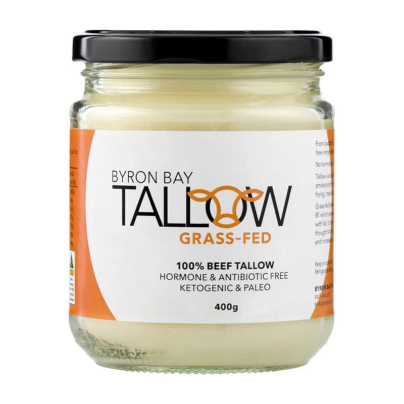 Grass-Fed Beef Tallow 400g by BYRON BAY TALLOW Grass-Fed Beef Tallow 400g by BYRON BAY TALLOW