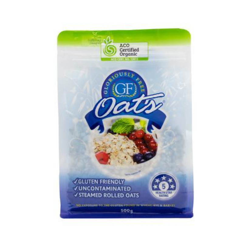Organic Uncontaminated Oats 500g by GLORIOUSLY FREE OATS