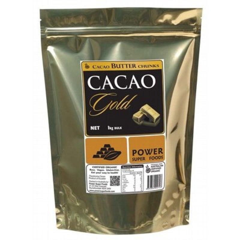 Cacao Butter Chunks 1kg by POWER SUPER FOODS