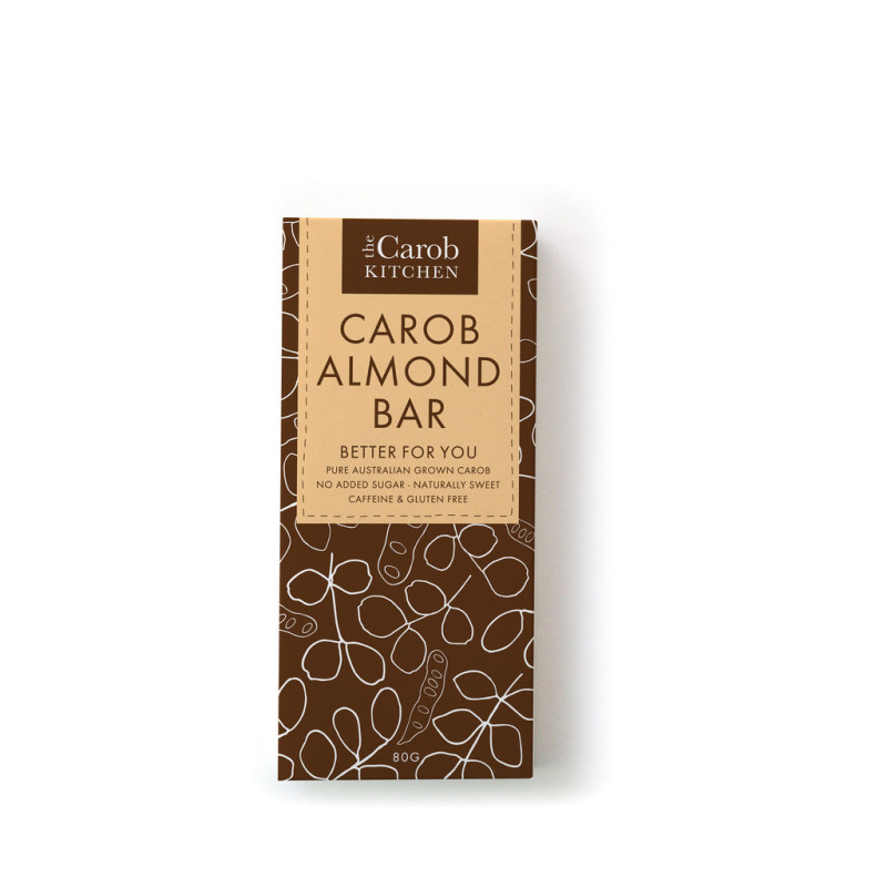 Carob Almond Bar 80g by THE CAROB KITCHEN