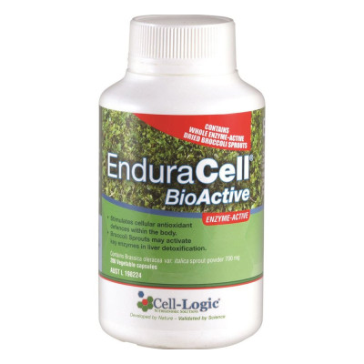 EnduraCell BioActive Broccoli Sprout Capsules (80) by CELL-LOGIC