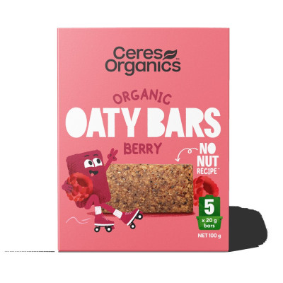 Organic Oaty Bars Berry (5x20g) by CERES ORGANICS