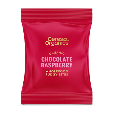 Chocolate Raspberry Wholefood Fudgy Bites 30g by CERES ORGANICS