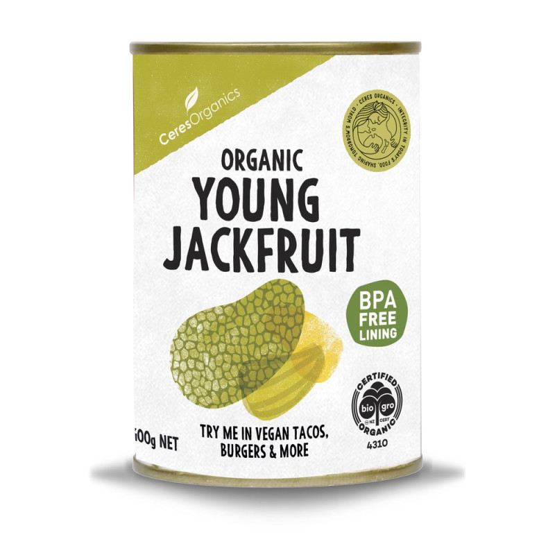 Organic Young Jackfruit Canned 400g by CERES ORGANICS Organic Young Jackfruit Canned 400g by CERES ORGANICS