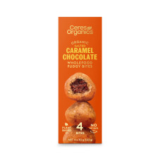 Salted Caramel Wholefood Fudgey Bites (4x30g) by CERES ORGANICS