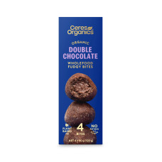 Double Chocolate Wholefood Fudgey Bites (4x30g) by CERES ORGANICS