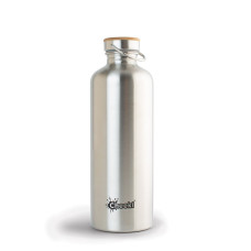 Stainless Steel Thirsty Max Bottle Silver 1.6L by CHEEKI