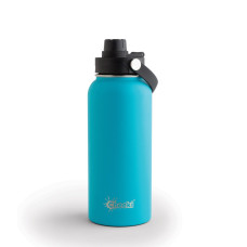 Adventure Stainless Steel Insulated Bottle Aqua 1L by CHEEKI