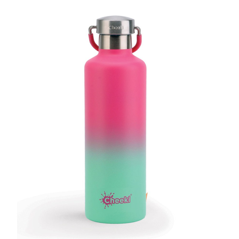 Insulated Stainless Steel Bottle - Watermelon 600ml by CHEEKI