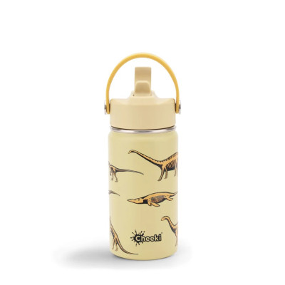 Insulated Kids Bottle - Dinosaur 400ml by CHEEKI