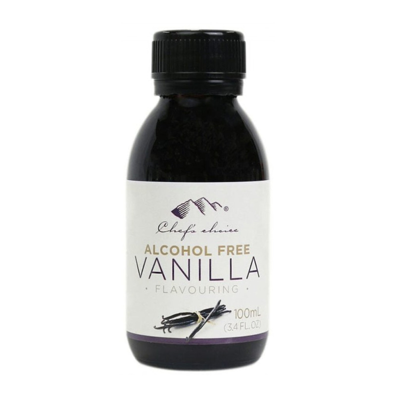 Alcohol Free Vanilla Flavouring 100ml by CHEF'S CHOICE Alcohol Free Vanilla Flavouring 100ml by CHEF'S CHOICE