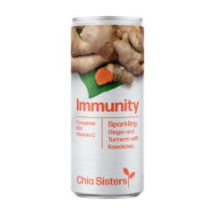 IMMUNITY Sparkling Ginger, Turmeric & Kawakawa 250ml by CHIA SISTERS