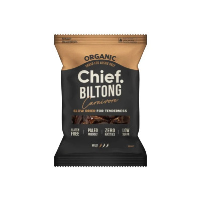 Grass Fed Biltong Carnivore 30g by CHIEF NUTRITION