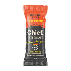 Grass Fed Beef Brisket Bar Cheezeburger 40g by CHIEF NUTRITION