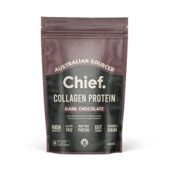 Grass Fed Collagen Protein Powder - Dark Chocolate 450g by CHIEF NUTRITION