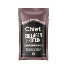 Grass Fed Collagen Protein Powder - Dark Chocolate 15g by CHIEF NUTRITION