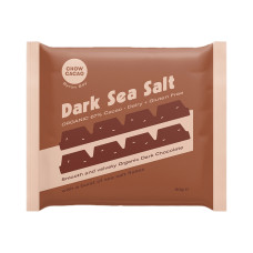 Dark Sea Salt Chocolate Block 60g by CHOW CACAO