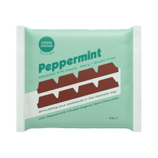 Peppermint Dark Chocolate Block 60g by CHOW CACAO