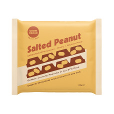 Salted Peanut Dark Chocolate Block 60g by CHOW CACAO